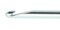 Susan Bates Silvalume Aluminum Crochet Hook 5.5"-Size D3/3.25mm